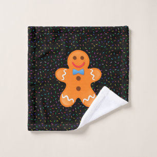 Gingerbread Man Wash Cloth