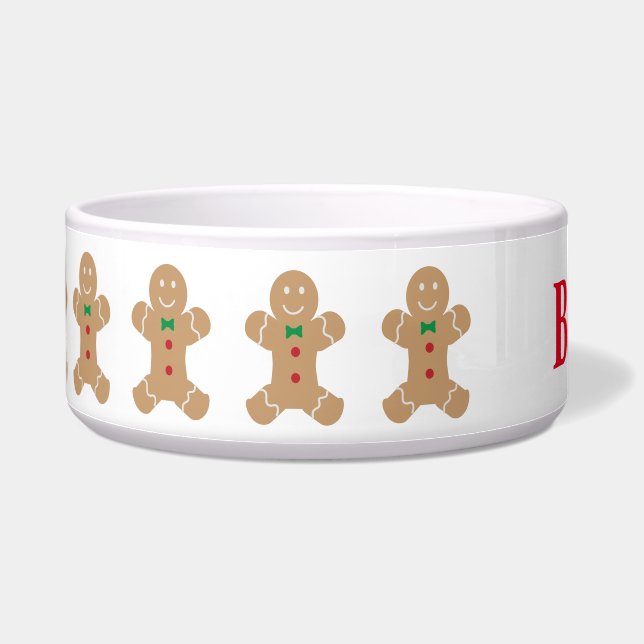 Gingerbread Man with Custom Name (Left)