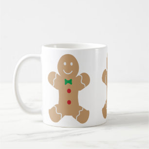 Gingerbread Man with Name Coffee Mug