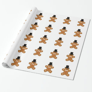 Gingerbread Man Wrapping Paper