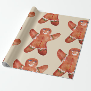 Gingerbread Man Wrapping Paper