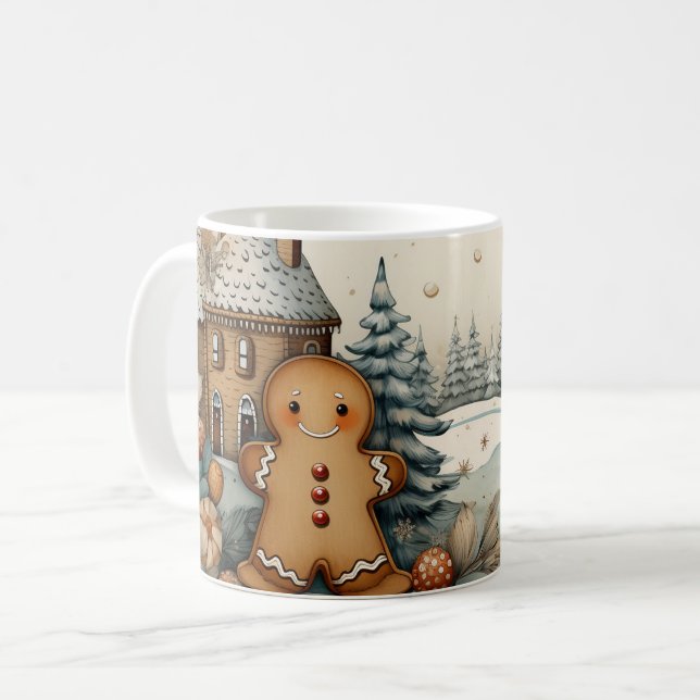 Gingerbread Men #5 Coffee Mug (Front Left)