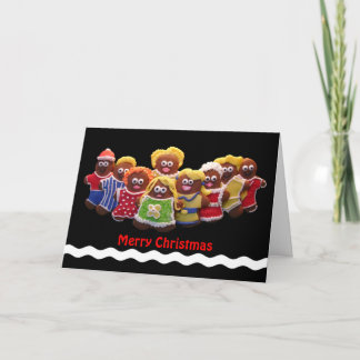 Gingerbread Men Christmas Card