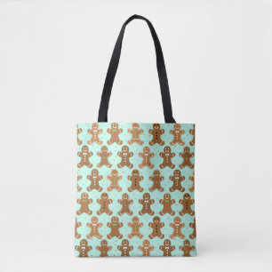 Gingerbread Men Christmas Pattern  Tote Bag