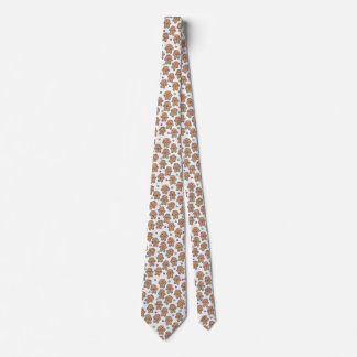 Gingerbread Men Christmas Tie