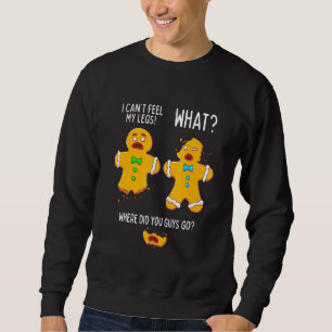 Gingerbread Men Christmas Xmas Cookie Man Baking Sweatshirt