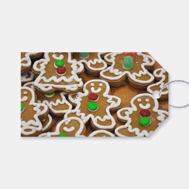 Gingerbread Men Gift Tags (Front (Horizontal))
