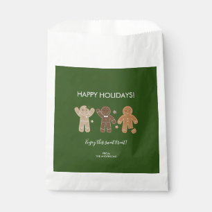 Gingerbread Men Holiday Favour Bags