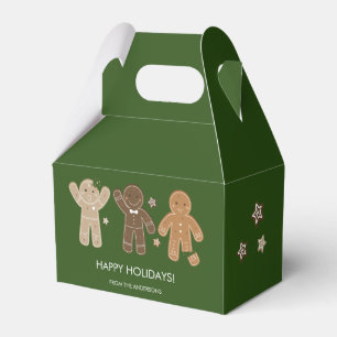 Gingerbread Men Holiday Favour Box
