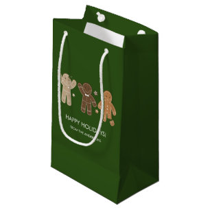 Gingerbread Men Holiday Gift Bag