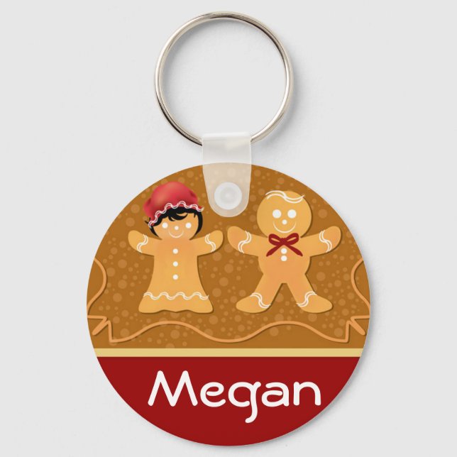 Gingerbread Men Keychain (Front)