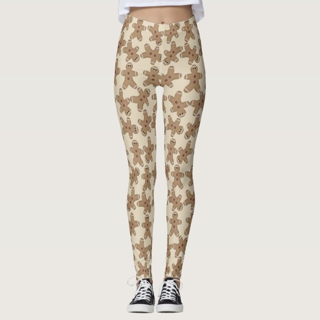 Gingerbread Men Leggings (Front)