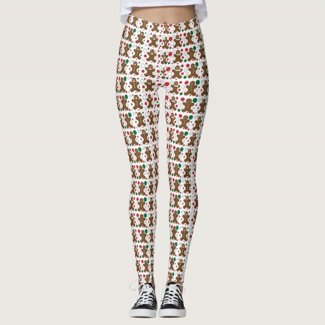 Gingerbread Men Leggings (Front)