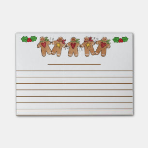 Gingerbread Men Post-it® Notes