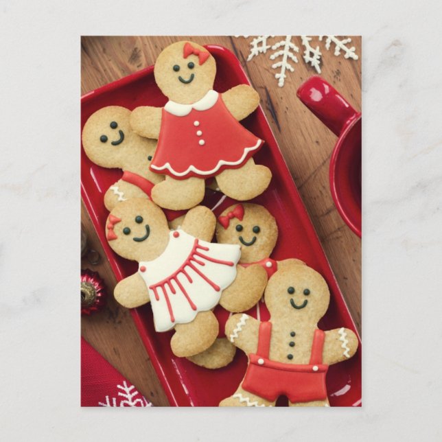 Gingerbread men postcard (Front)
