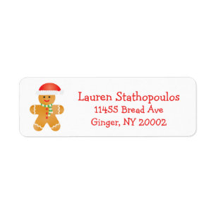 Gingerbread Men Santa Hat