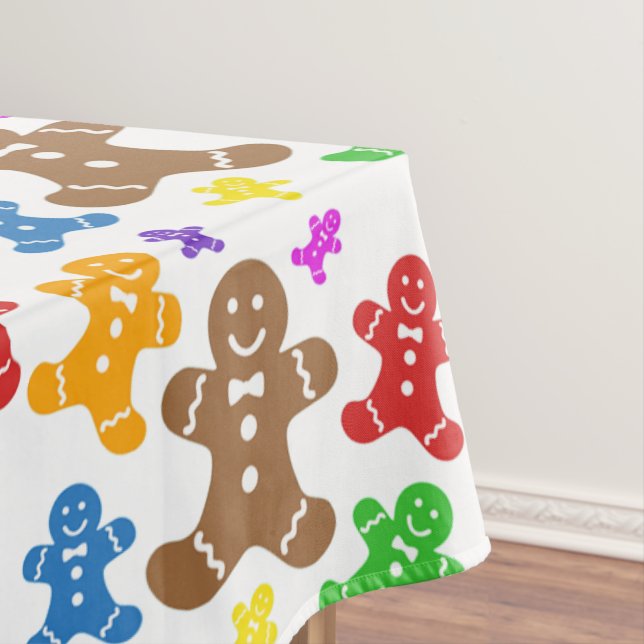 Gingerbread Men Tablecloth (In Situ)