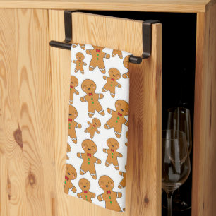 Gingerbread Men Tea Towel
