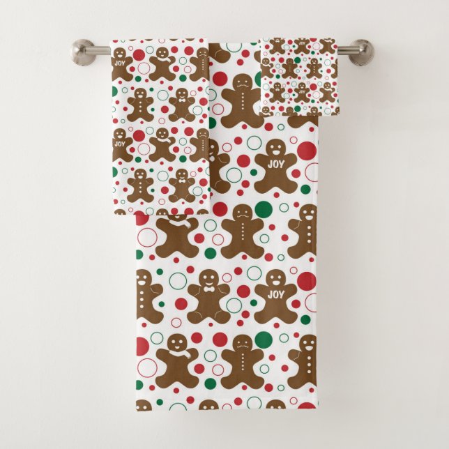 Gingerbread Men - Towel (Insitu)