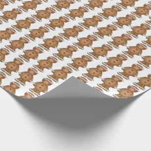 Gingerbread Men Wrapping Paper