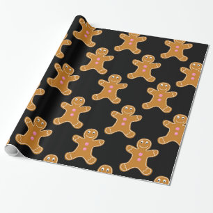 Gingerbread Men Wrapping Paper