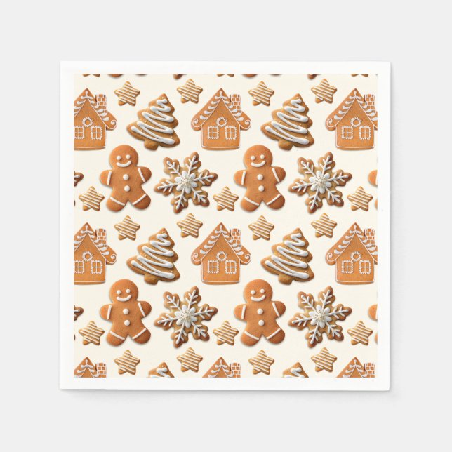 Gingerbread Napkin (Front)