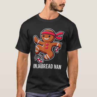 Gingerbread Ninjabread Man Funny Cute Groovy Chris T-Shirt