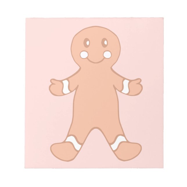 Gingerbread Notepad (Front)