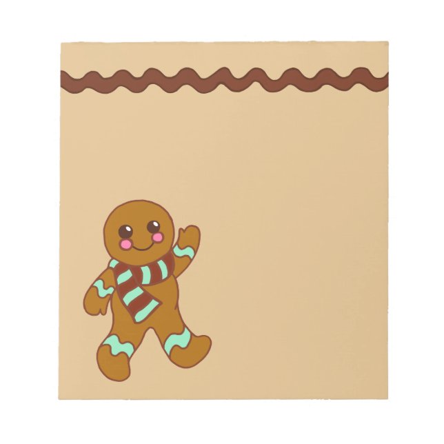 Gingerbread Notepad (Front)