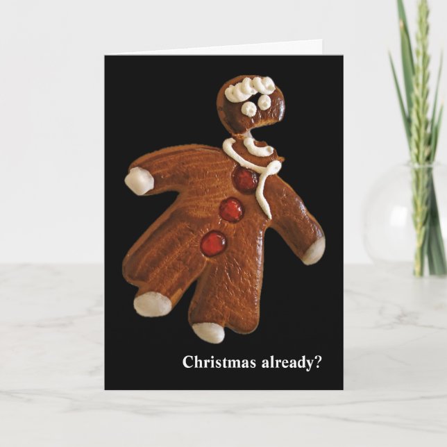 Gingerbread Oops Card (Front)
