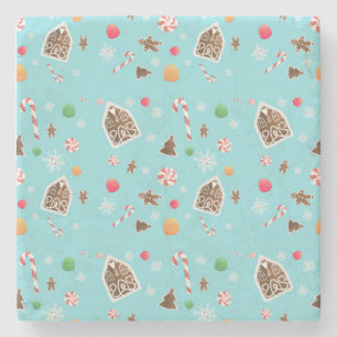 Gingerbread Ornament Stone Coaster