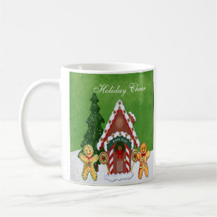 Gingerbread People and House Coffee Mug
