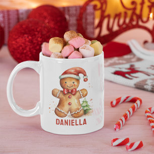 Gingerbread Personalised Kids Mug