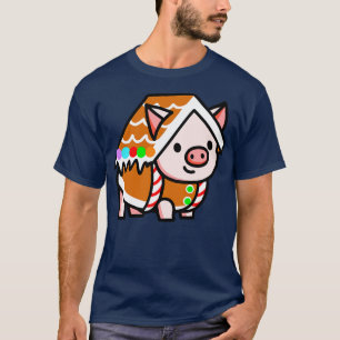 Gingerbread Piggy  T-Shirt