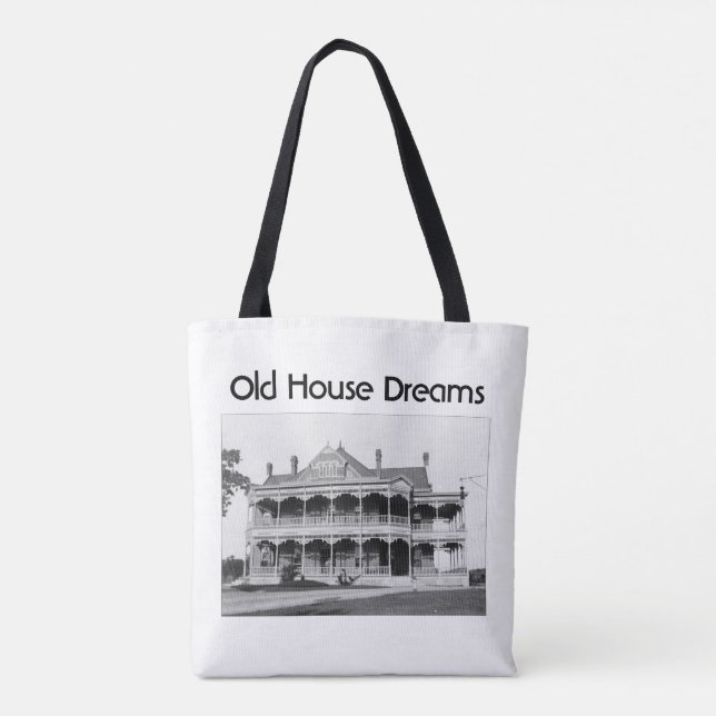 Gingerbread Porch & Stick Victorian Tote Bag (Back)