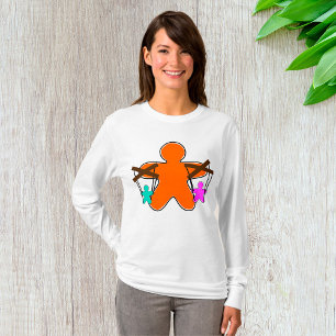 Gingerbread Puppet Master Controlling Characters T-Shirt