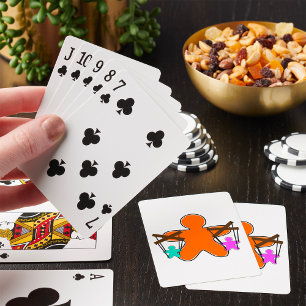 Gingerbread Puppet Playing Cards