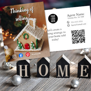 Gingerbread real estate marketing flyer client
