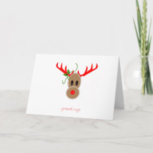 Gingerbread Reindeer Christmas Cards