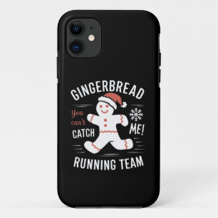 Gingerbread Running Team Christmas Humour iPhone 11 Case