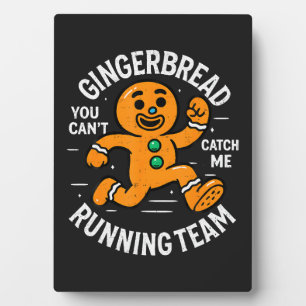 Gingerbread Running Team Plaque