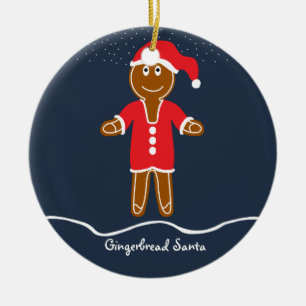 Gingerbread Santa Christmas Christmas Ornament