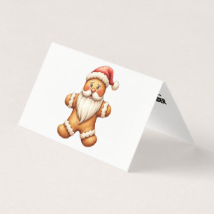 Gingerbread Santa Folded Card
