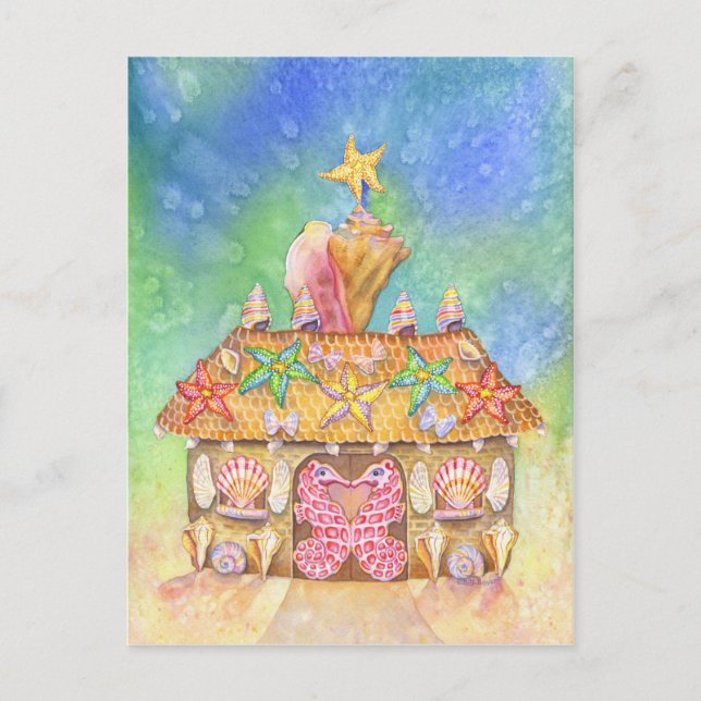 Gingerbread SeaCasa Postcard (Front)