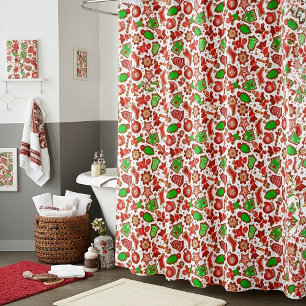 Gingerbread  shower curtain
