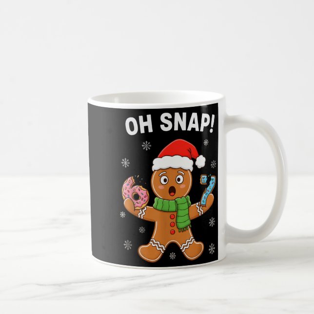 Gingerbread Six Seven 67 Bruh 6 7 Christmas Girl B Coffee Mug (Right)