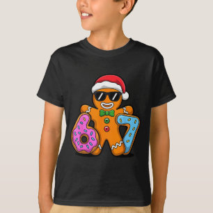 Gingerbread Six Seven 67 Ice Cream Drip Christmas  T-Shirt