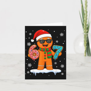 Gingerbread Six Seven 67 Meme 6 7 Funny Christmas Card