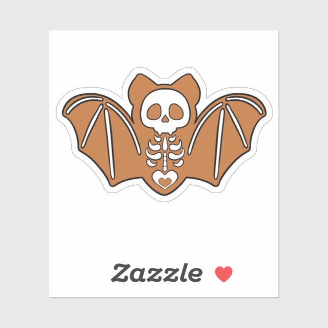 Gingerbread Skeleton Bat (Sheet)