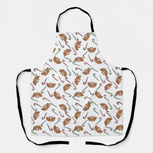 Gingerbread Skeleton Bat Apron